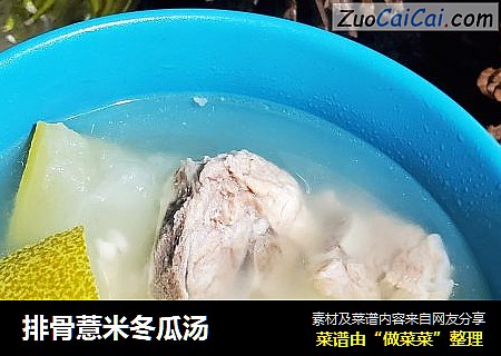 排骨薏米冬瓜汤