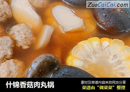 什锦香菇肉丸锅