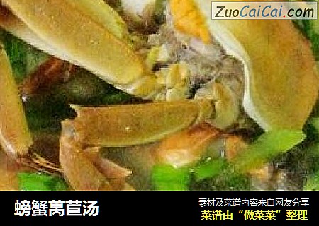 螃蟹莴苣湯封面圖