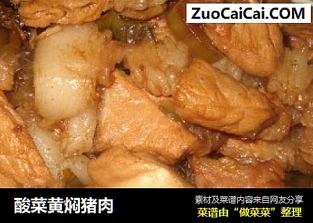 酸菜黄焖猪肉