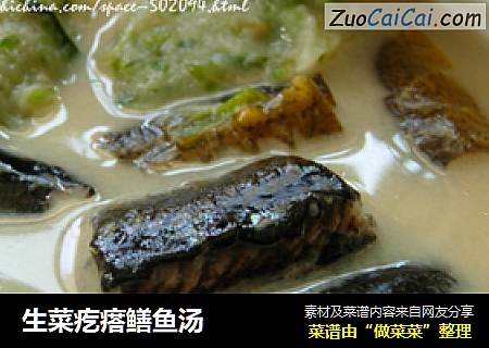 生菜疙瘩鳝魚湯封面圖