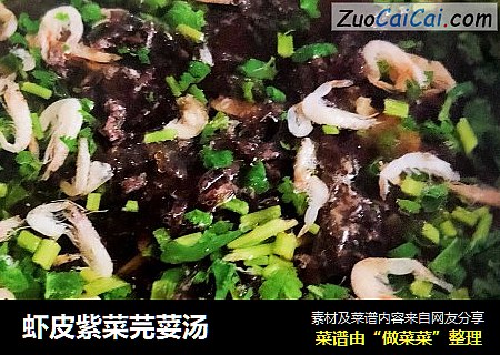 虾皮紫菜芫荽汤