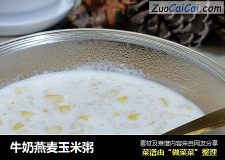 牛奶燕麥玉米粥封面圖