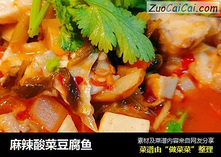 麻辣酸菜豆腐鱼