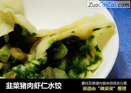 韭菜猪肉虾仁水饺