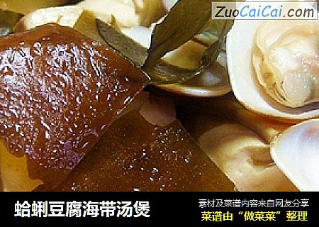 蛤蜊豆腐海帶湯煲封面圖