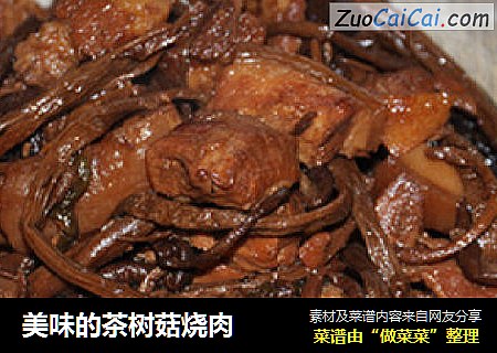 美味的茶樹菇燒肉封面圖