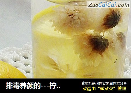 排毒養顔的---檸檬蜂蜜菊花茶封面圖