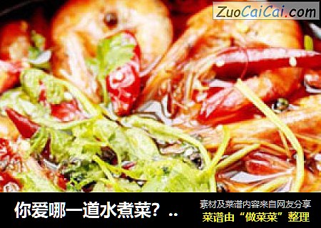 你愛哪一道水煮菜？——【麻辣水煮蝦】封面圖