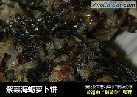 紫菜海蛎萝卜饼