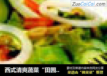 西式清爽蔬菜“田園沙拉”封面圖