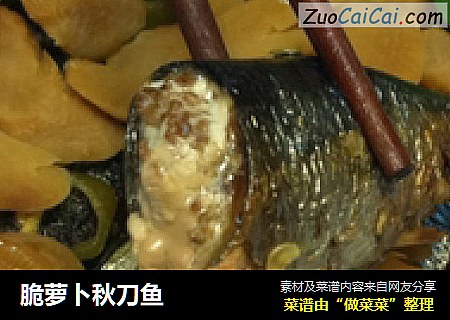 脆萝卜秋刀鱼