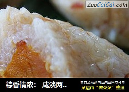 粽香情濃： 鹹淡兩相宜---燕麥蛋黃粽封面圖
