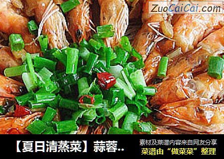 【夏日清蒸菜】蒜蓉粉絲蝦（教新手輕松挑蝦線）封面圖