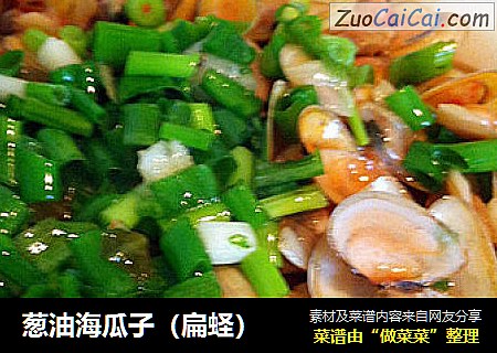 葱油海瓜子（扁蛏）
