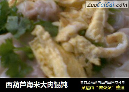 西葫蘆海米大肉馄饨封面圖