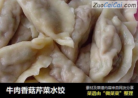 牛肉香菇芹菜水饺