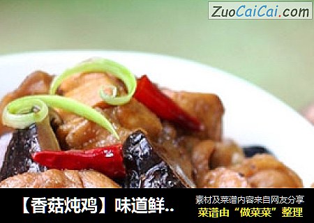 【香菇炖雞】味道鮮美的下飯菜封面圖