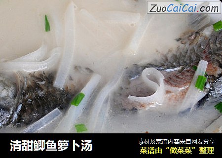 清甜鲫魚籮蔔湯封面圖