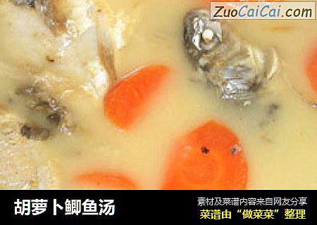 胡萝卜鲫鱼汤