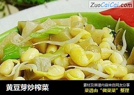 黄豆芽炒榨菜