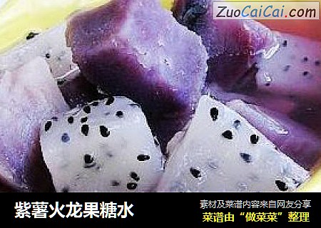 紫薯火龍果糖水封面圖