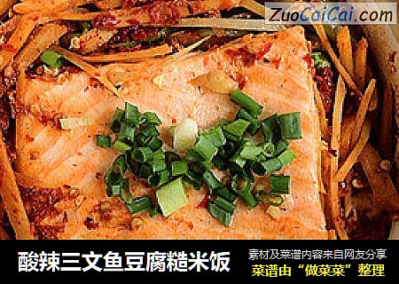 酸辣三文魚豆腐糙米飯封面圖