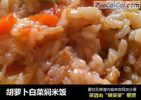 胡蘿蔔白菜焖米飯封面圖