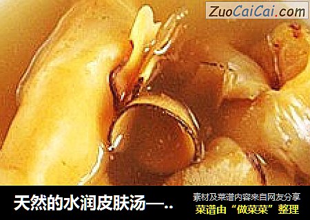 天然的水润皮肤汤——海底椰鱼胶鸡汤
