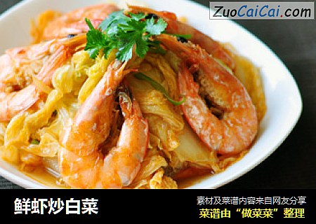 鮮蝦炒白菜封面圖