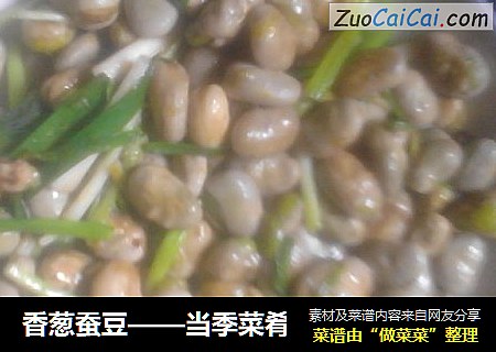 香蔥蠶豆——當季菜肴封面圖