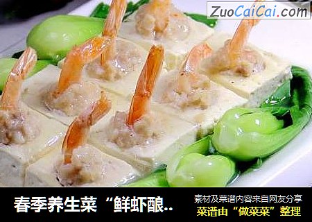 春季養生菜“鮮蝦釀豆腐”封面圖