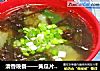 清香晚餐——黄瓜片紫菜汤的做法