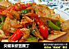 尖椒米虾豆腐丁的做法