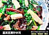 韭菜豆腐炒木耳的做法