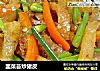韭菜苔炒猪皮的做法